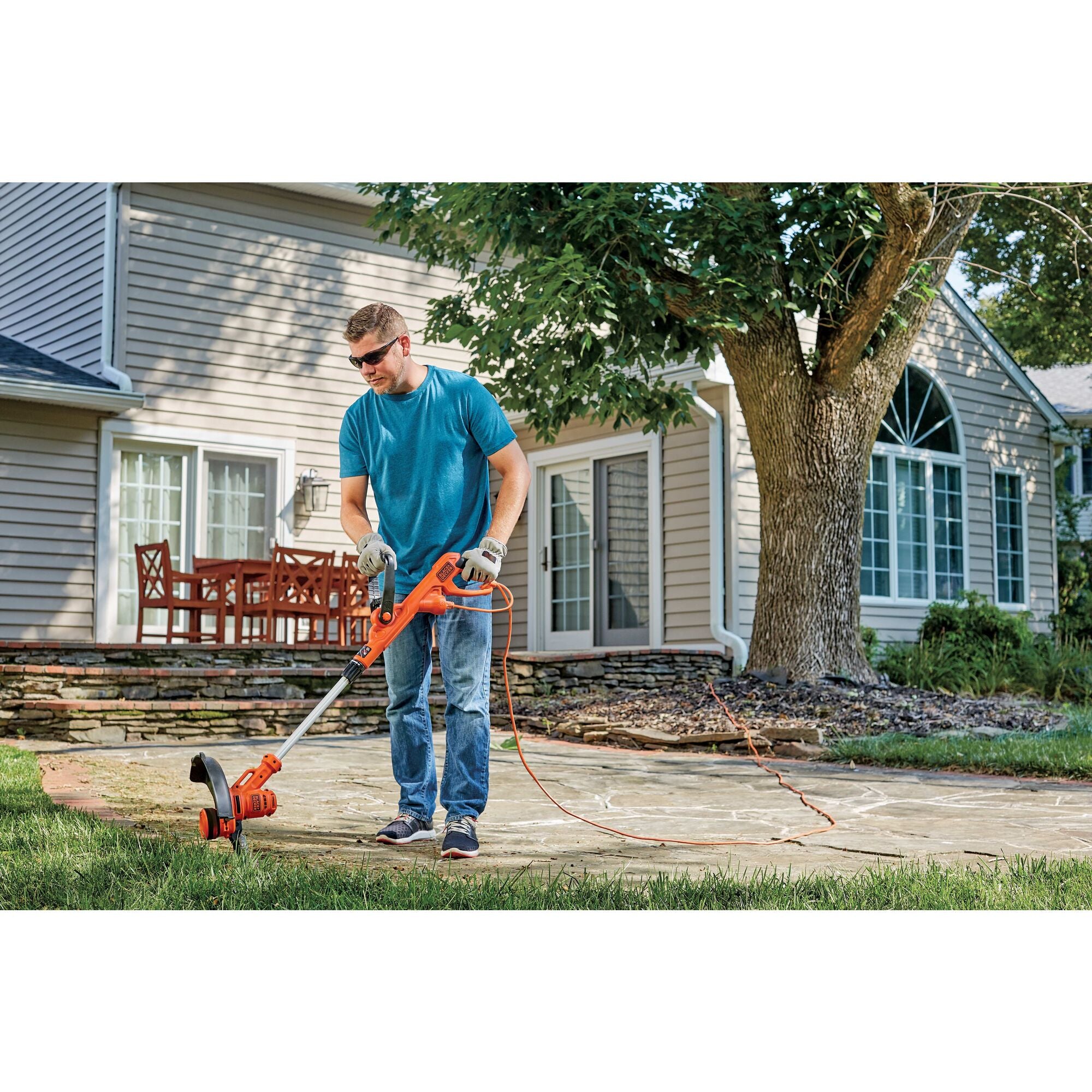 2 in 1 String Trimmer/Edger Weed Wacker. 6.5-Amp. 14-Inch Auto Feed - Image 3