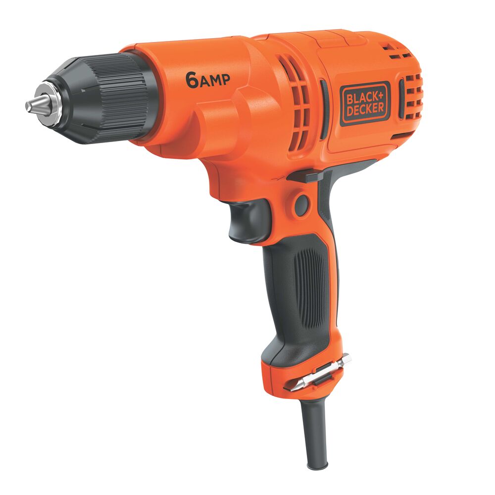Electric Drill Driver Kit. 3/8 In.. 6.0 Amp Corded