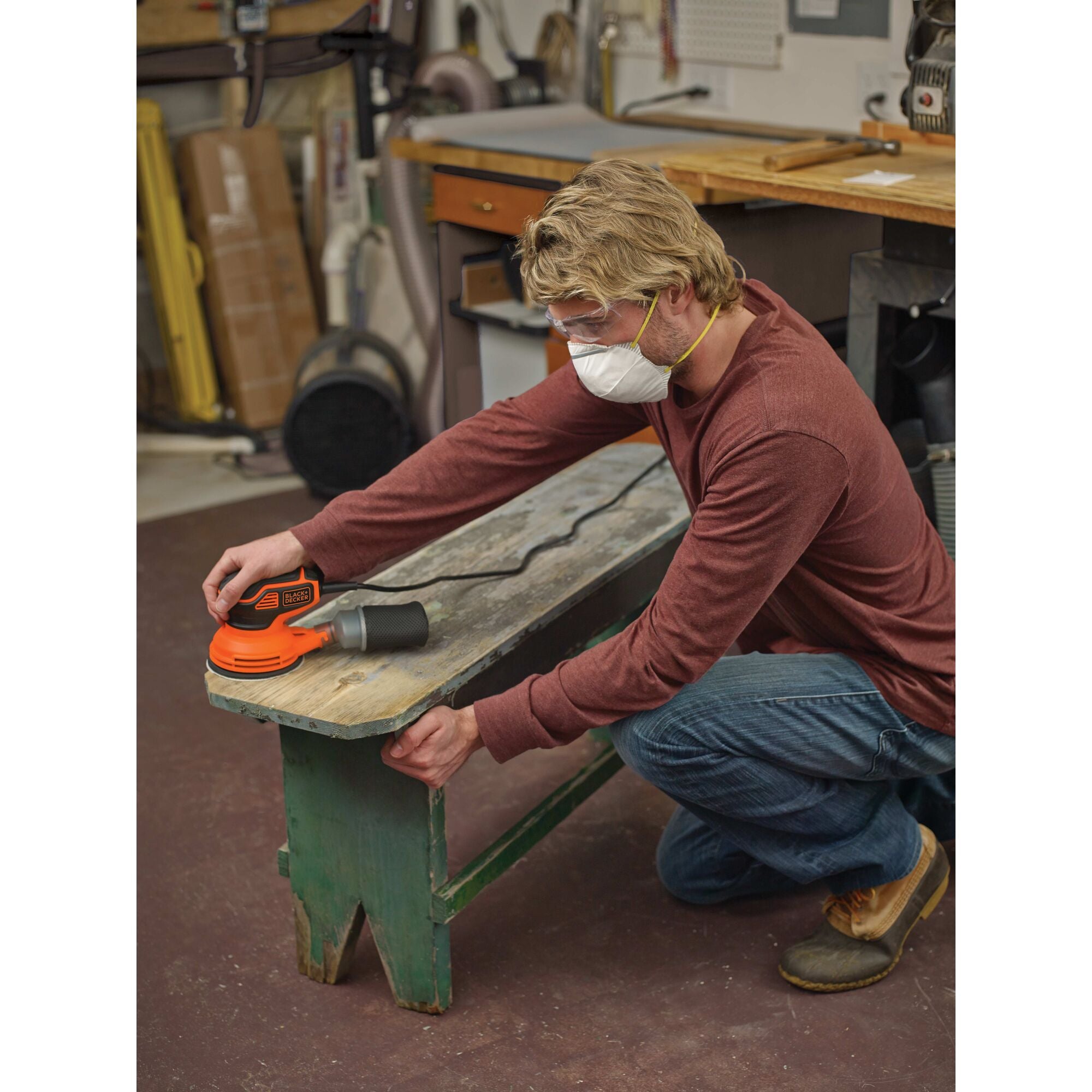 2.4 Amp 5 In. Electric Random Orbit Sander - Image 2