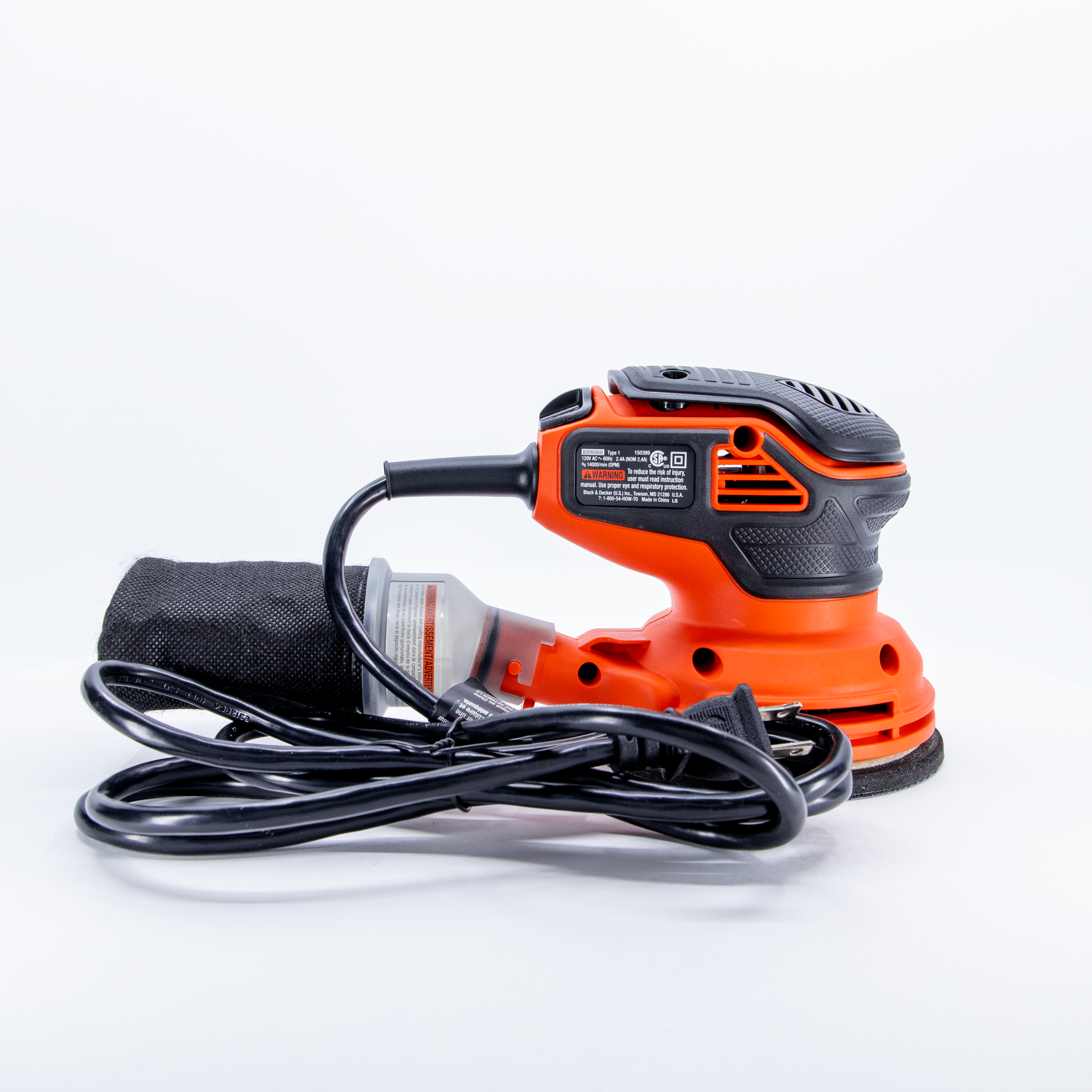2.4 Amp 5 In. Electric Random Orbit Sander - Image 22