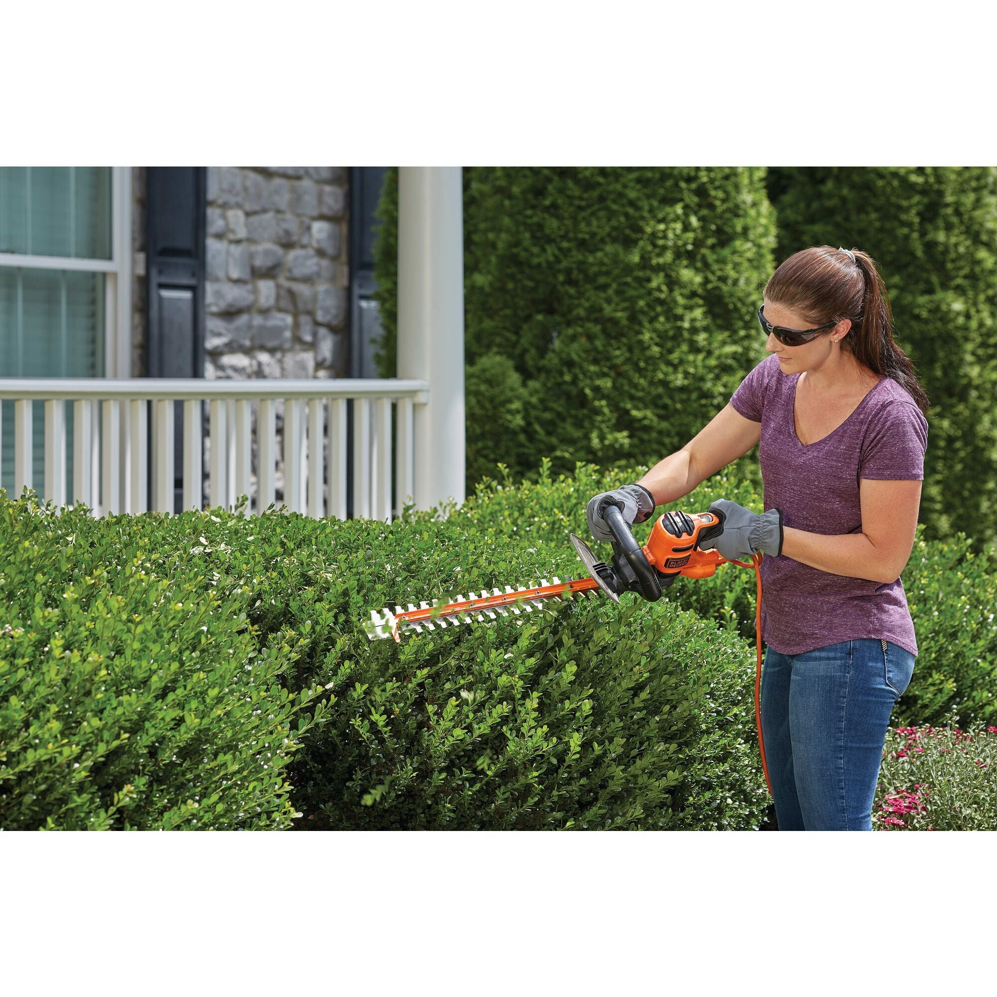 Hedge Trimmer With Sawblade. Electric. 22-Inch - Image 3