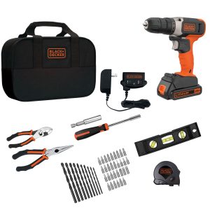 20V MAX* POWERCONNECT Cordless Drill With 49-Piece Home Project Kit. Battery and Charger Included